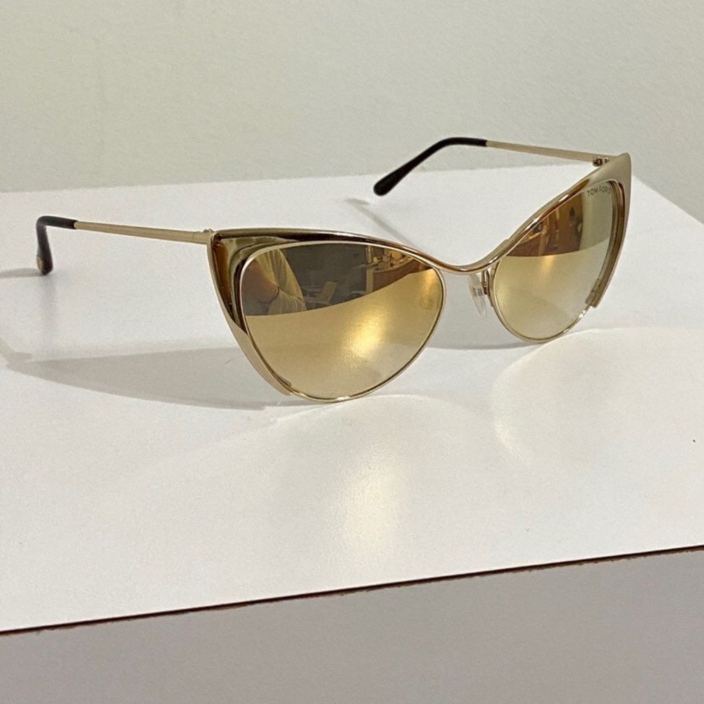Tom Ford Gold Cat Eye Sunglasses